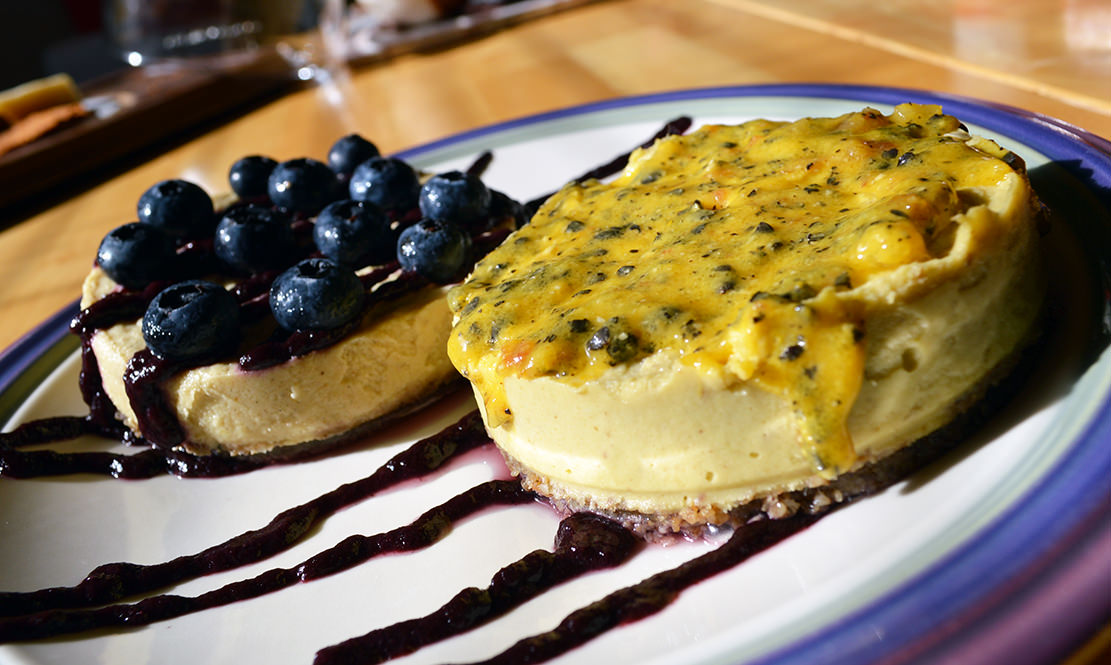 Raw Fruity Cheesecakes