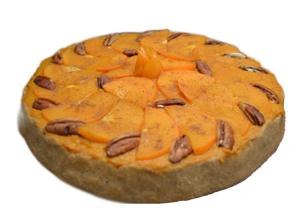 Persimmon Custard Pie
