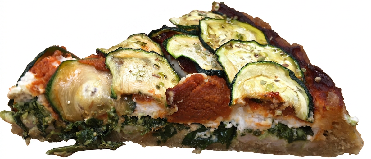 Torta Rustica Slice Detail